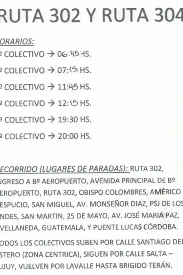 Colectivos gratuitos trasladarán a los vecinos de Banda del Río Salí