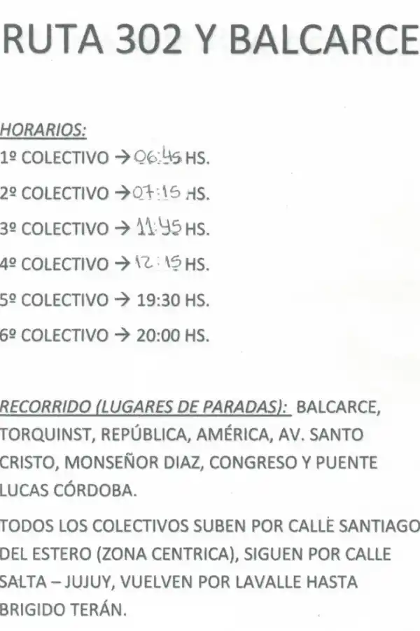 Colectivos gratuitos trasladarán a los vecinos de Banda del Río Salí