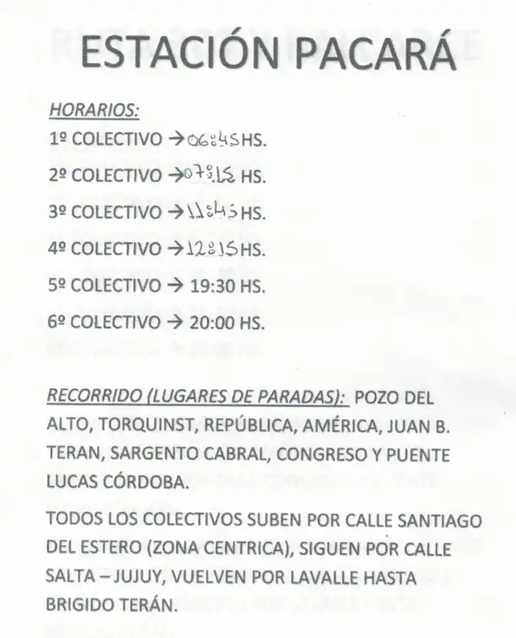 Colectivos gratuitos trasladarán a los vecinos de Banda del Río Salí
