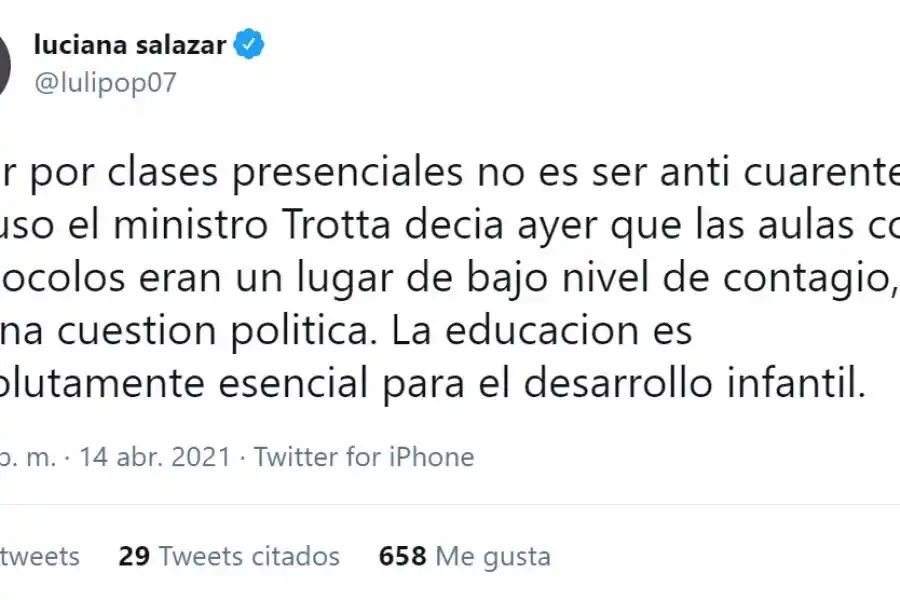Pampita y otras famosas criticaron a Alberto por la suspensión de las clases presenciales