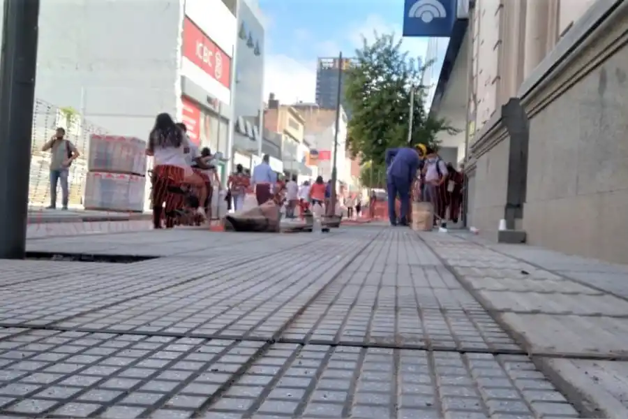 La semana que viene quedará habilitada la nueva semipeatonal de San Martín al 700