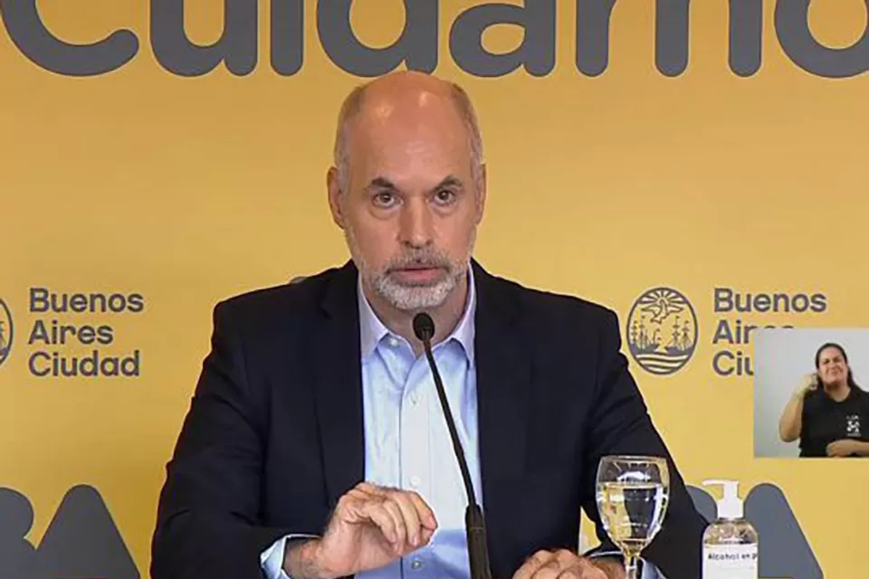 Horacio Rodríguez Larreta. Captura de video