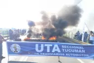 Conflicto: choferes de UTA hacen sentir sus reclamos con diferentes cortes en los accesos a la Capital 