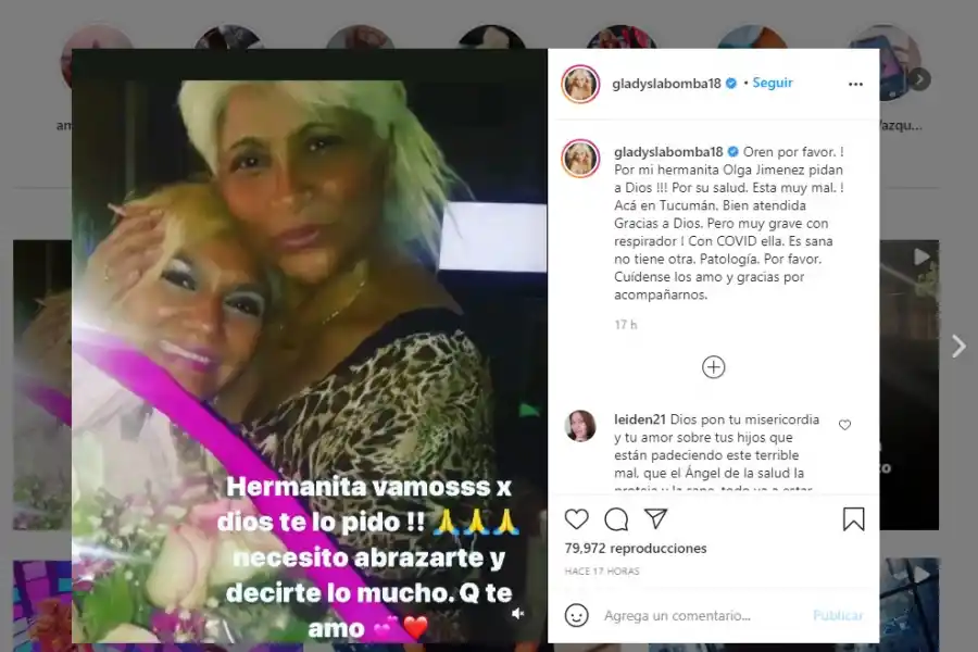 EL PEDIDO DE GLADYS. Captura de pantalla.