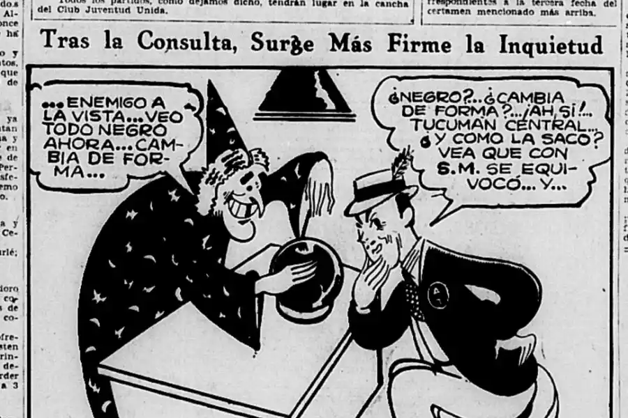 HUMOR. Los personajes de Sirgo eran infaltables para ponerle más condimento al desarrollo de los torneos tucumanos de fútbol. 