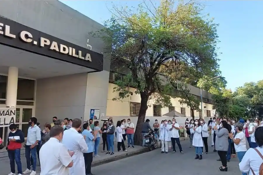 EN ASAMBLEA. Reunión de afiliados a Sitas en el Padilla. foto de Facebook