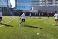 San Martín entrenó en Buenos Aires y mañana asumirá De Muner