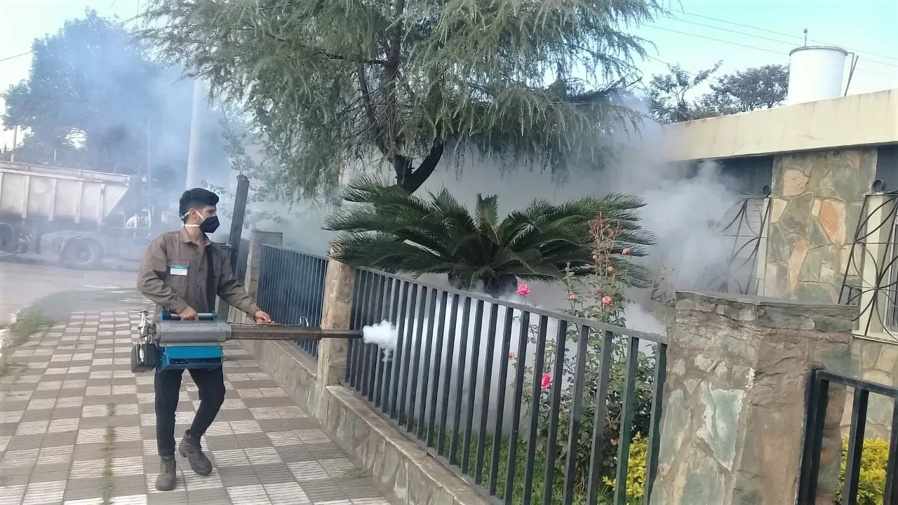 Fumigaron en los barrios Oeste I y Oeste II