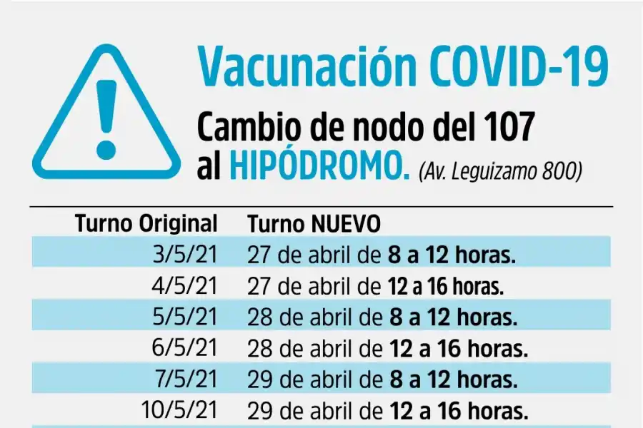 Vacunación en Tucumán: así quedaron reprogramados los turnos para mayores de 70