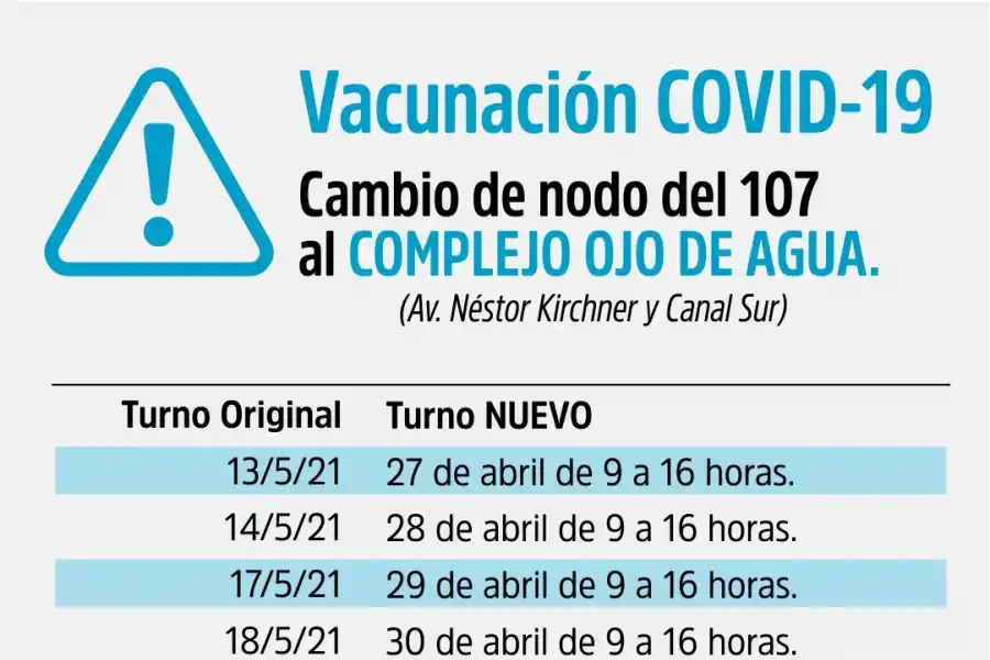 Vacunación en Tucumán: así quedaron reprogramados los turnos para mayores de 70