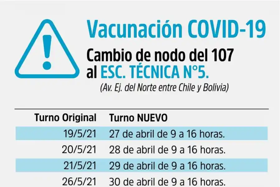 Vacunación en Tucumán: así quedaron reprogramados los turnos para mayores de 70