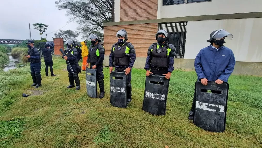 MEDIDA. Restituyen al Ministerio de Seguridad un predio que había sido usurpado en Alderetes.