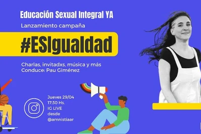 Amnistía Internacional lanza una campaña por la Educación Sexual Integral