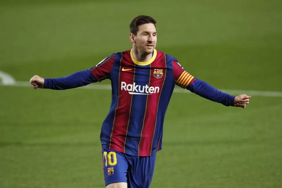 SIEMPRE ESTÁ VIGENTE. Lionel Messi, en Barcelona. 