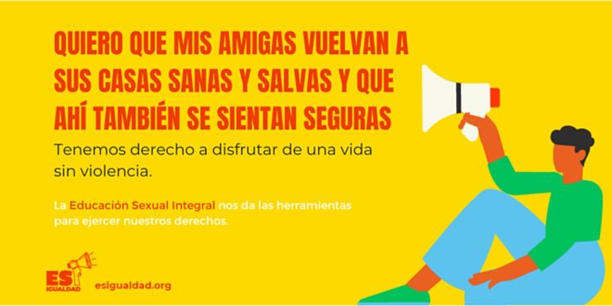 Amnistía Internacional lanza una campaña por la Educación Sexual Integral