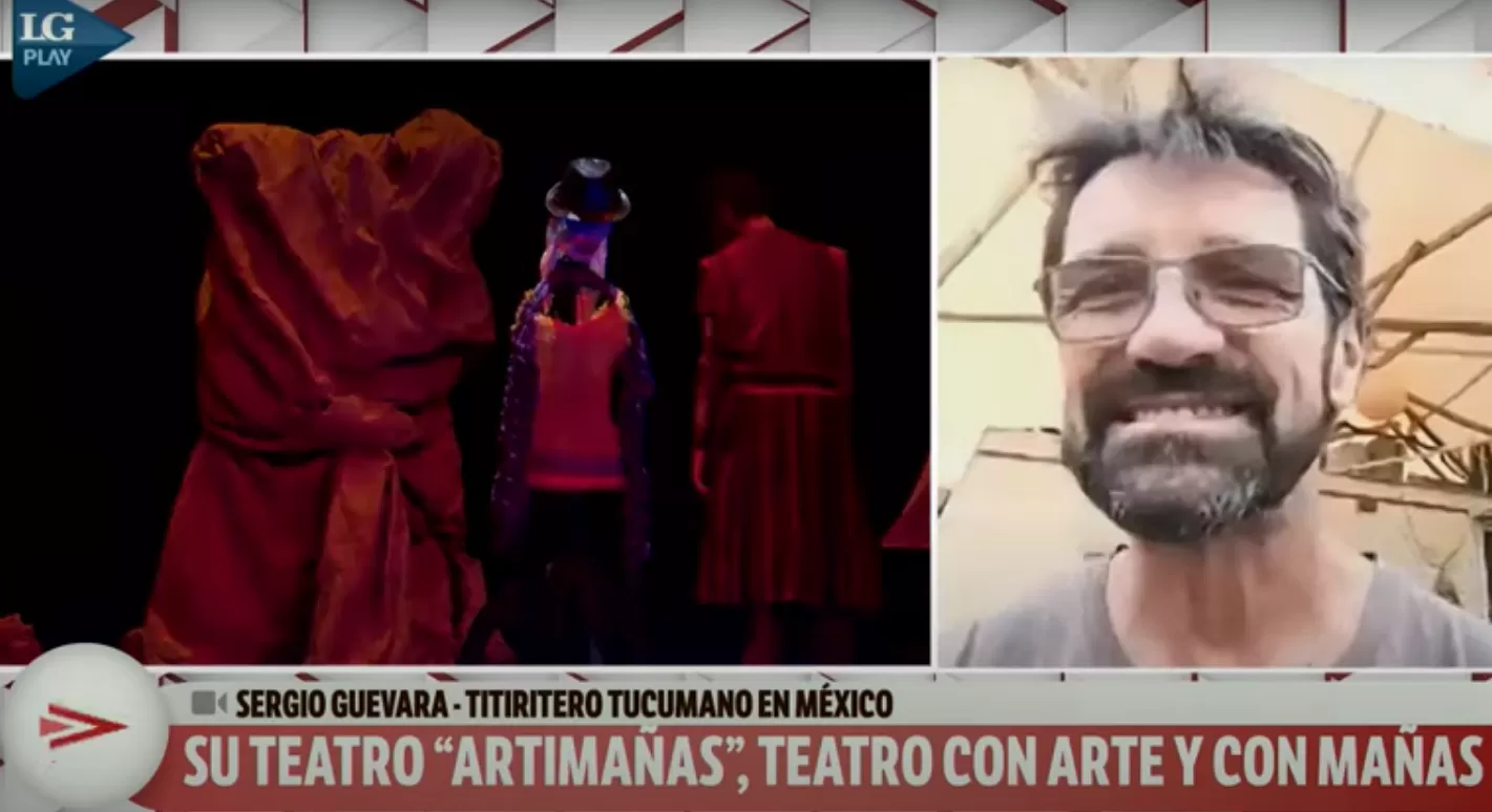 La historia de Sergio Guevara, un titiritero tucumano en México, creador del teatro Artimañas