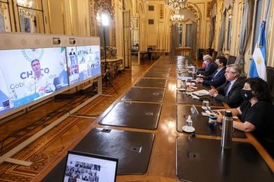 Alberto les dijo a los gobernadores que la premisa es bajar la cantidad de contagios de covid-19