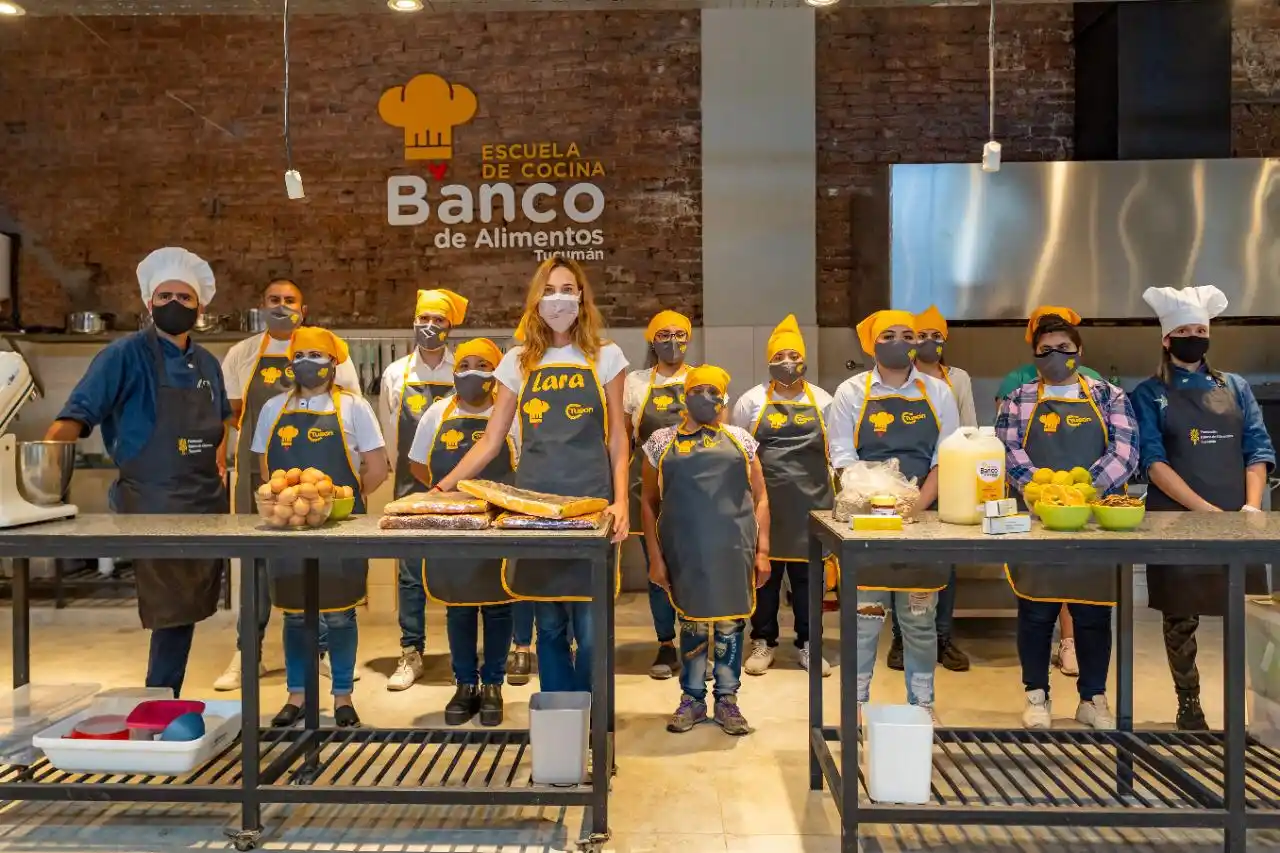 El Banco de Alimentos de Tucumán inauguró su Escuela de Cocina