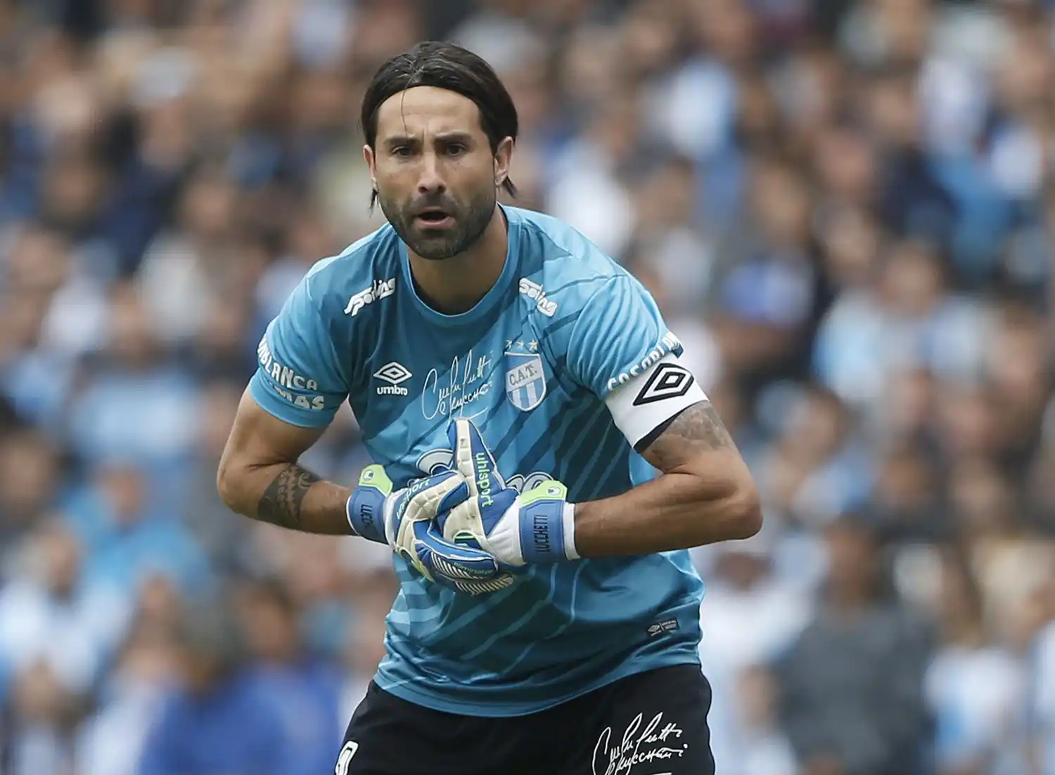 ARQUERO. Lucchetti nació en Mendoza y lleva nueve años en Tucumán.