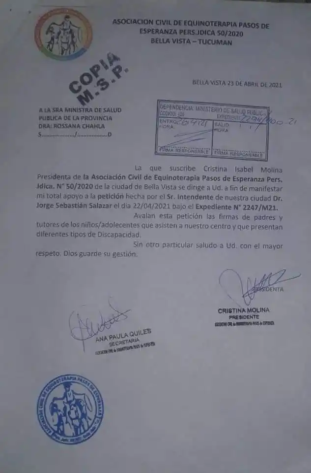 Insisten con un pedido a Chahla: evitemos que la covid-19 se lleve más 'Gustavitos'