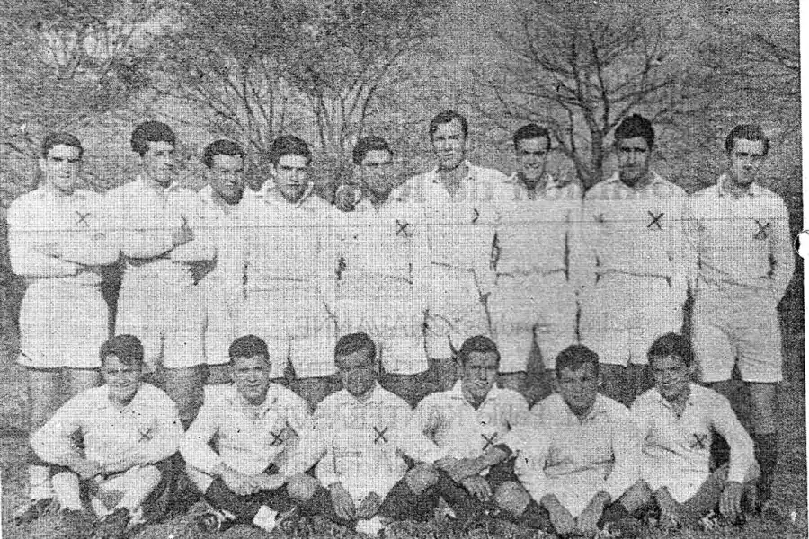 PIONEROS. El primer equipo de rugby consiguió el ascenso a Primera en 1961.