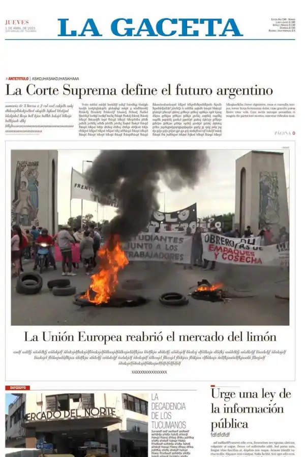 TRANSPARENCIA. El empresario también pidió explicaciones sobre el destino de los fondos públicos