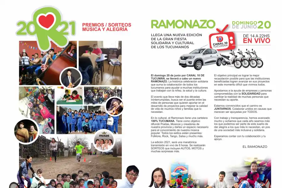 Vuelve el Ramonazo a Tucumán con fines solidarios