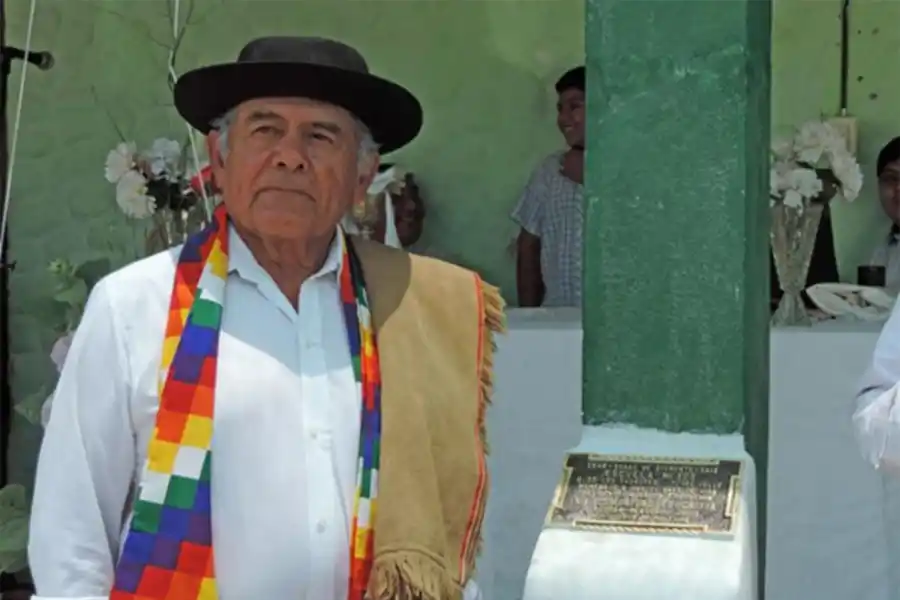 CACIQUE DE LA CIQ. Francisco “Pancho” Chaile, de 69 años. 