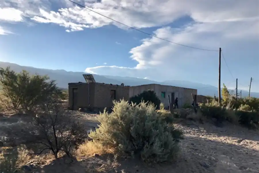Una casa típica en el paraje de El Paso. 
