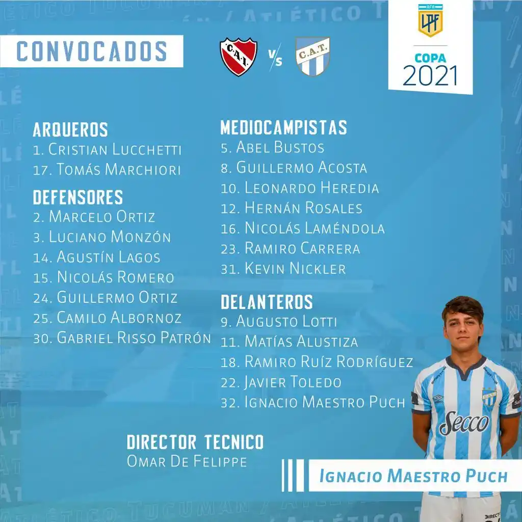 Atlético entrenó y luego viajó a Buenos Aires para enfrentar a Independiente