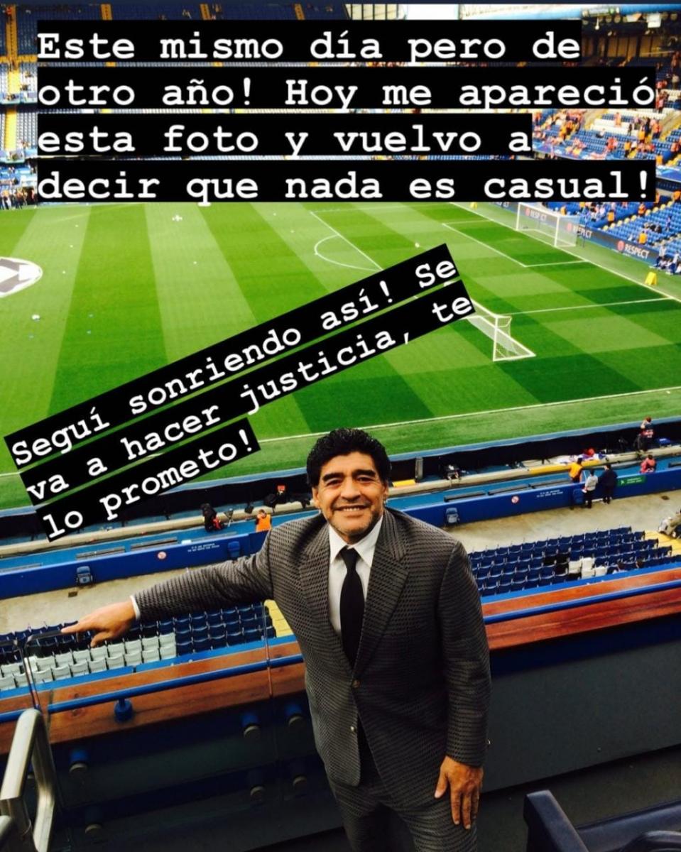 Foto tomada de Instagram/dalmaradona