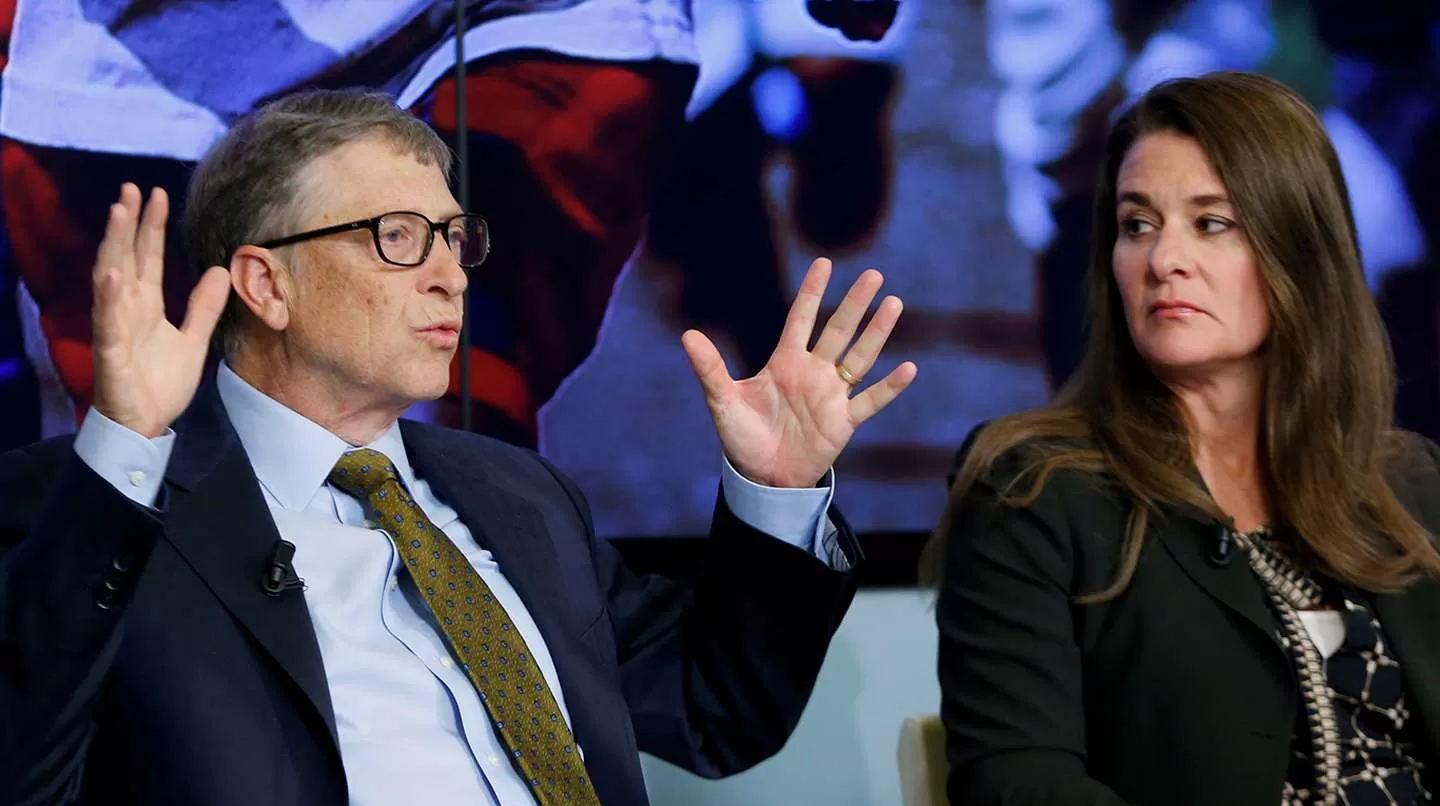 Bill Gattes y Melinda Gates, ahora separados. 