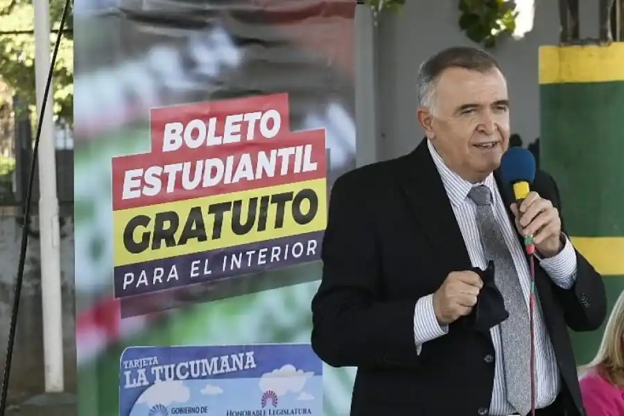 OSVALDO JALDO. Vicegobernador y presidente de la Legislatura. Foto: Prensa HLT