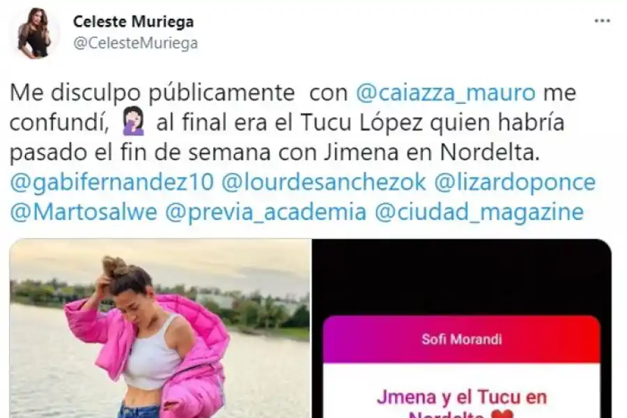 Tuit de Celeste Muriega