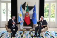 Gira europea: el presidente Fernández se reunió con el premier portugués António Costa