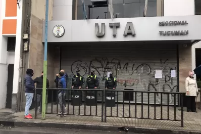 Protesta de choferes: “tenemos que ser inflexibles y caerles con el peso de la ley