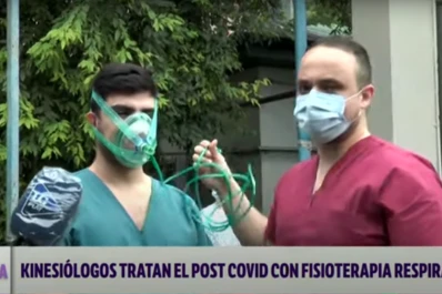 Kinesiólogos tucumanos tratan el post covid con fisioterapia respiratoria