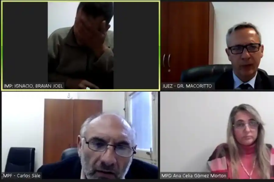 Audiencia de imputación. MPF