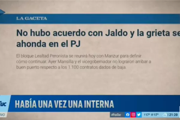 La cronología de la ruptura de la relación Manzur-Jaldo