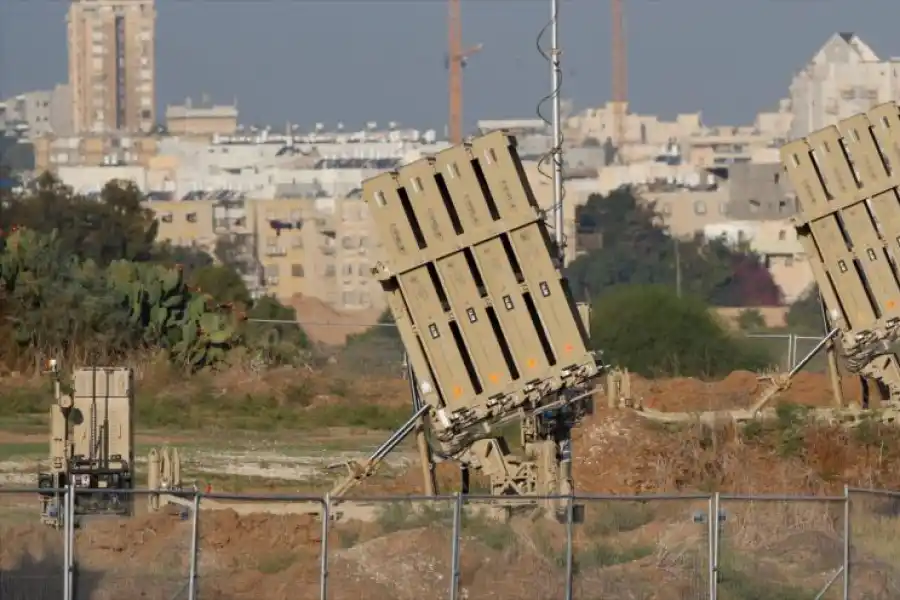 ISRAEL. La cúpula de hierro que sirve como defensa antiaérea en Tel Aviv.