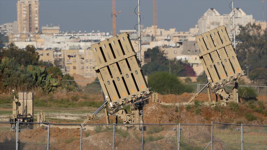 ISRAEL. La cúpula de hierro que sirve como defensa antiaérea en Tel Aviv.