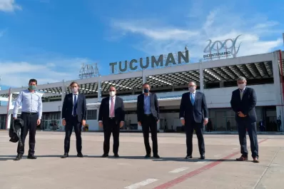 Cuatro ministros nacionales aterrizaron en Tucumán para recorrer obras con Manzur
