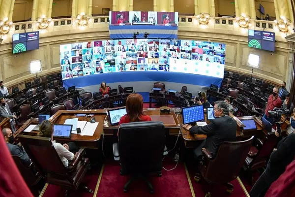 Senado: aprueban la prórroga de las sesiones semipresenciales