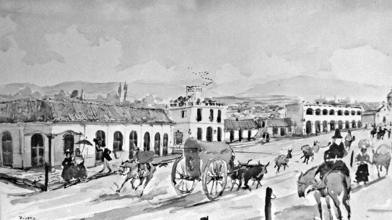 SAN MIGUEL DE TUCUMÁN EN LA DÉCADA DE 1810. La ciudad era un caserío no muy ordenado, de ritmo apacible, muy lejos de anhelar una revolución como la que estaba por acunar. 