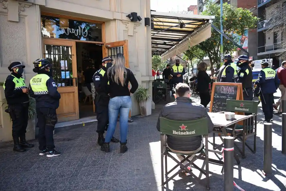 Operativo donde se citaron Pedicone y Leiva  