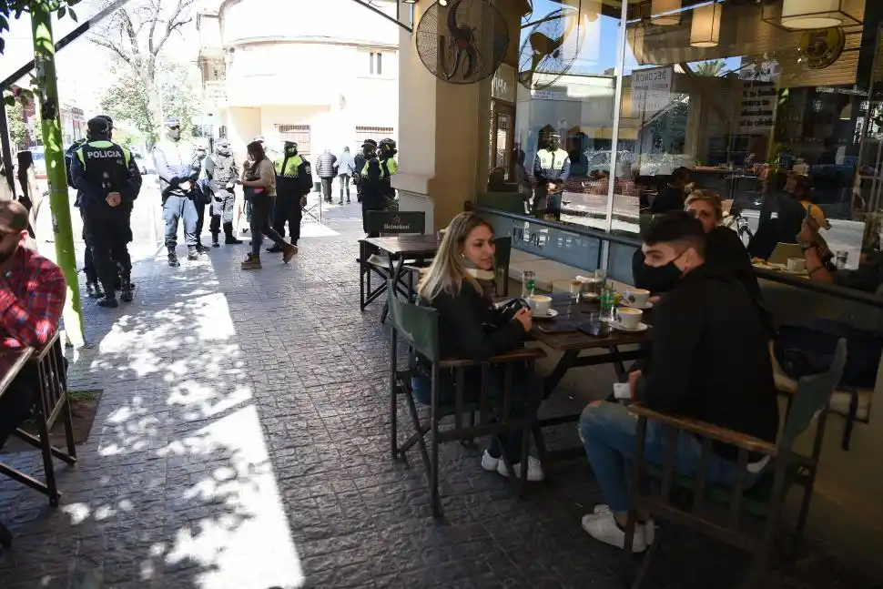 Operativo donde se citaron Pedicone y Leiva  