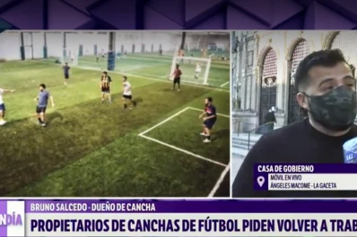 Dueños de canchas de fútbol: refuercen el control, pero no nos cierren las fuentes de ingresos