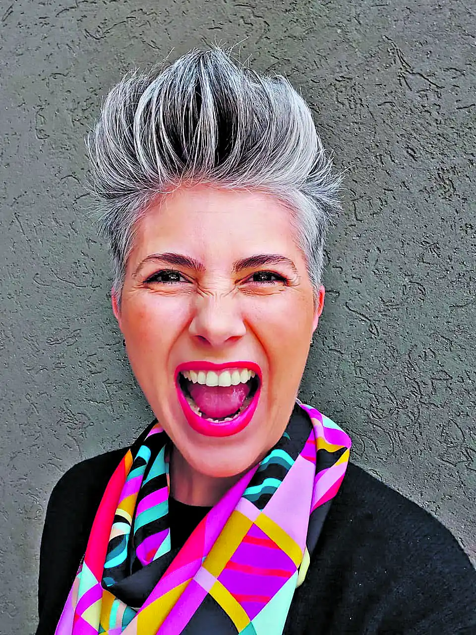 ANGIE COLOMBO. Cuenta que buscó inspiración en el extranjero.