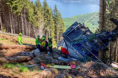 Liberaron a los acusados por la caída del teleférico que dejó 14 muertos en Italia