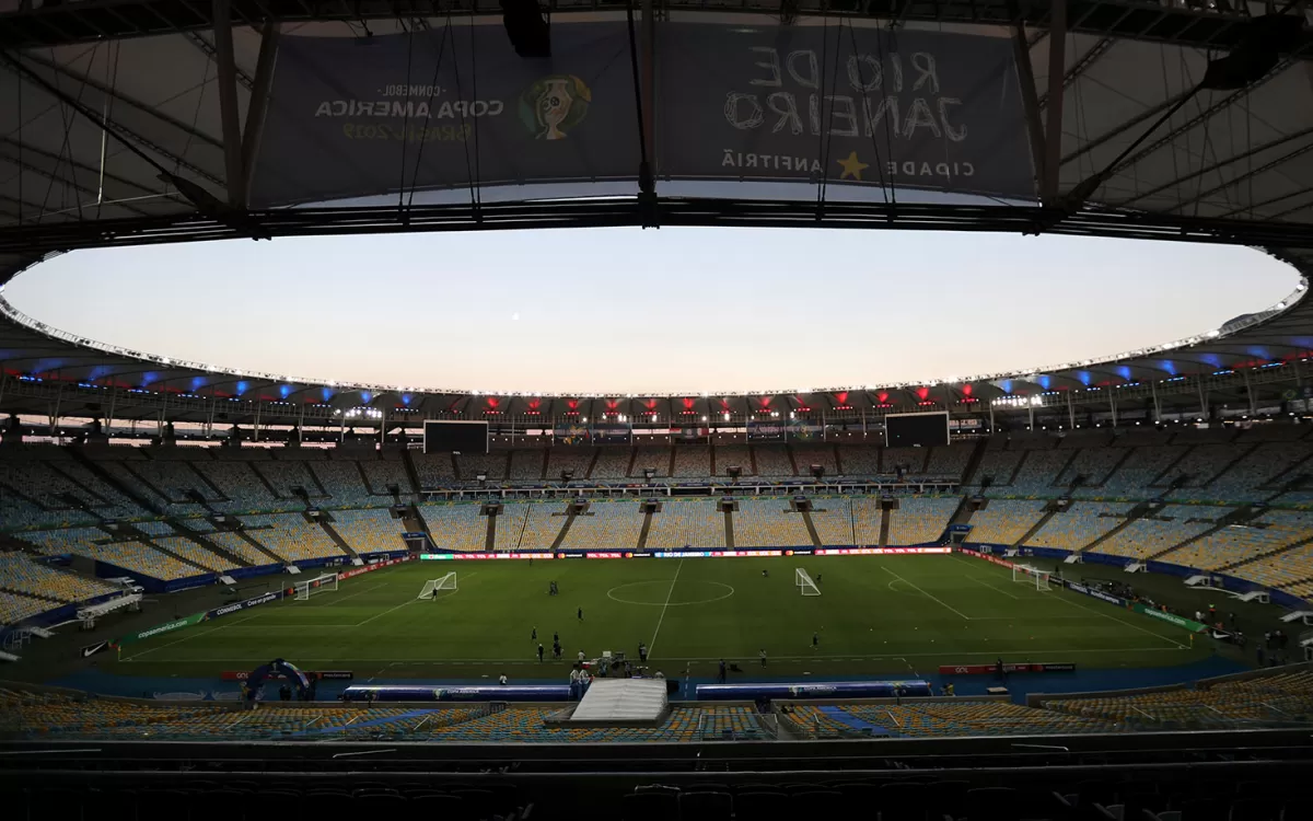 ESCENARIO. El estadio Maracaná, el más grande de Brasil, alojaría la final de la Copa América. Allí se jugó la definición de 2019, que ganó el seleccionado local.